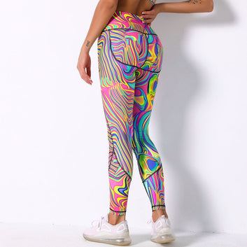 Sexy Leggings Colorful Printed Fitness Leggings