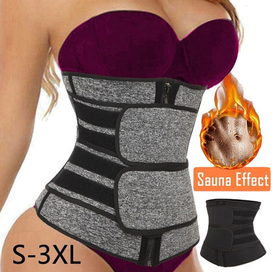 Sauna Waist Trainer Weight Loss Compression Trimmer
