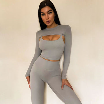 Long Sleeve Yoga Suit Running