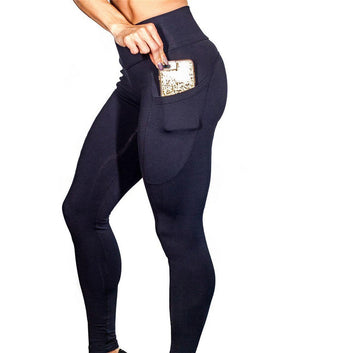 Push Up Black Leggings Women High Waist