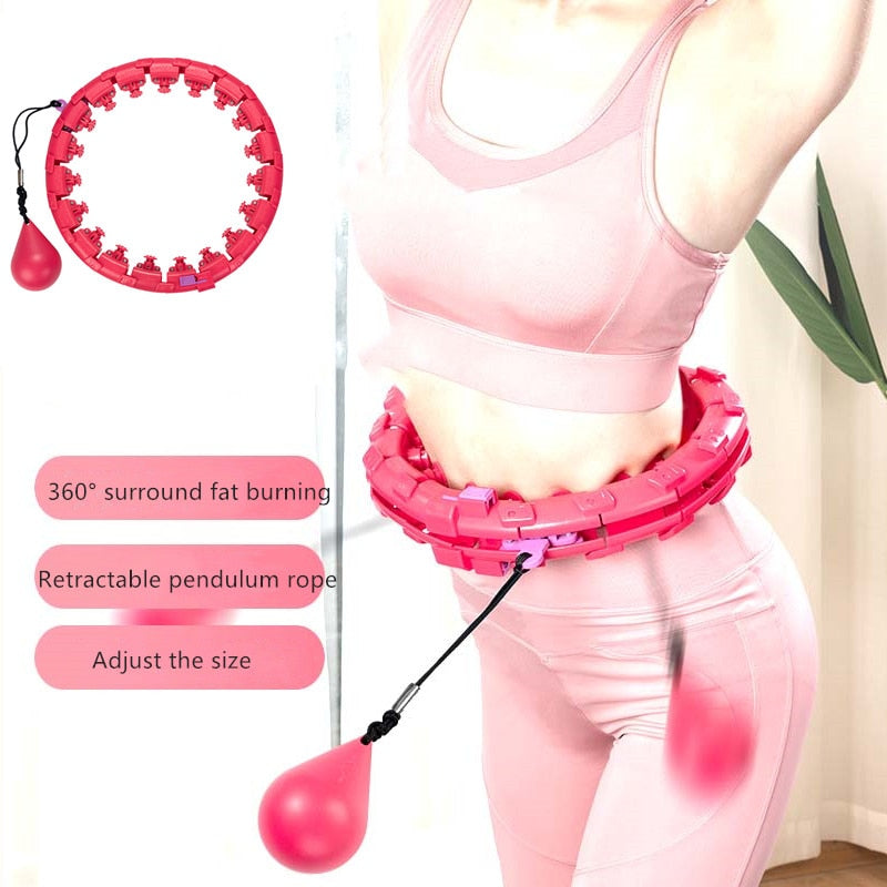 Yoga Home Fitness Smart Hoops Waist Training Ring Belly Trainer Abdominal Weight loss