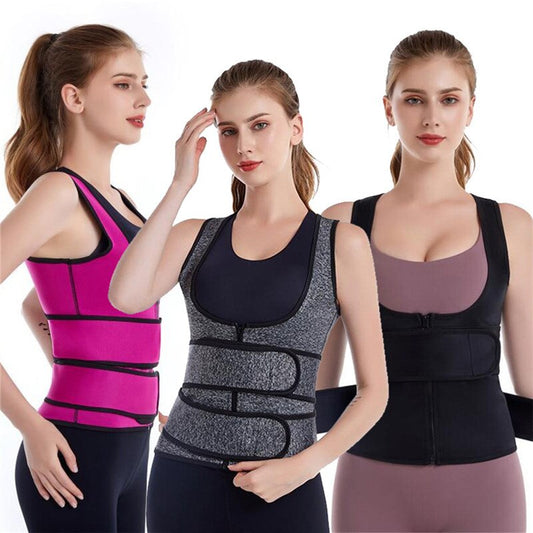 Waist Trainer Corset Fat Burning Stomach Wrap S to 3XL